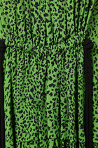 Cheetah Print Drawstring Dress